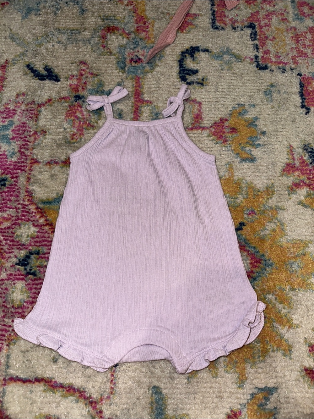 Old Navy Light Purple Ruffle-Trim Sleeveless Romper